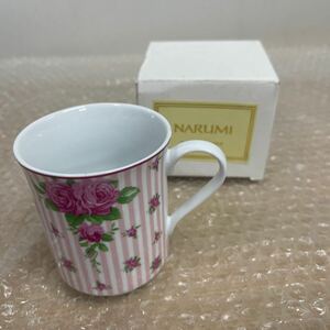 ● NARUMI MAKE A GOOD TABLE マグカップ 花柄 未使用品 ●