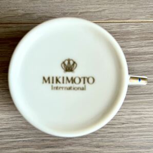 【未使用】MIKIMOTO MIKIMOTOデミタスカップ＆ソーサー 2脚セットの画像6