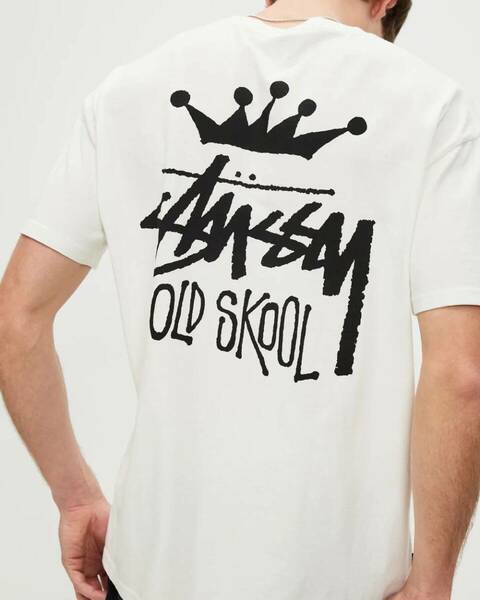 海外限定 Stussy ステューシー Tシャツ M ロゴ クラウン