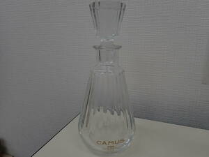 2624★ 空瓶 CAMUS カミュ COGNAC コニャック Baccarat バカラ　経年保管品