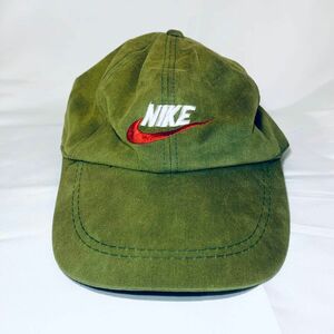 NIKE 90s キャップ 6パネル 刺繍 グリーン ナイキ 帽子 Y2K ナイキ ステューシー シュプリーム 