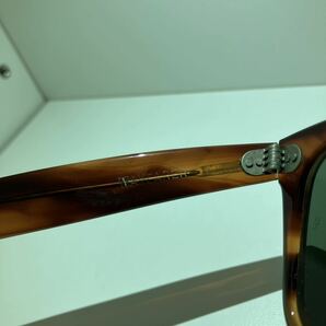 レイバン ウェイファーラー ベッコウ ブラウン トータス Ray-Ban WAYFARER RayBan B&L USA製 usa ヴィンテージ ビンテージ ボシュロム 5022の画像6