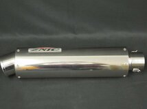 ★＠３３９★バイクパーツ　サンセイレーシング ZNIC ステン サイレンサー 差込約50mm φ86×300mm 出口内径約22mm 汎用【中古品】_画像2