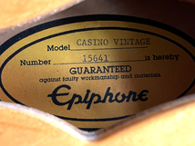 Epiphone Japan CASINO VINTAGE　Serial No.15641_画像2