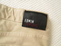 EDWIN JERSEYS エドウィン ジャージーズ ERX07L ☆ Mサイズ/ウエスト約82cm ☆ レディース ストレッチ デニム パンツ ジーンズ ベージュ_画像8