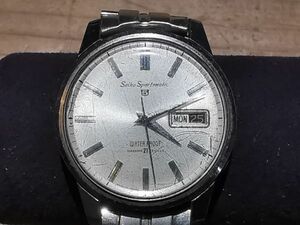 【秀】h87ubs7r　セイコー スポーツマティック 自動巻 21石 腕時計　・ 時計・　検索) Seiko　Sportsmatic　メンズ　デイデイト　カレンダ