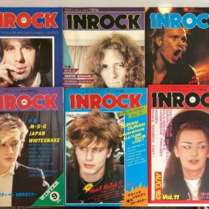 【音楽雑誌 まとめて6冊】ブリティッシュ・ロック専門誌 INROCK インロック 1981 1982 1983 デュラン・デュラン デビッド・ボウイ●の画像1