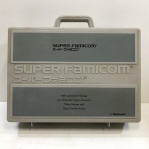 スーパーファミコン用収納ケース アタッシュケース キャリーケース Nintendo SUPER FAMICOM 巻 ◆の画像1