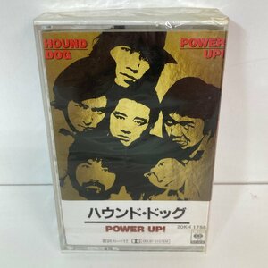 【未開封カセットテープ】 POWER UP! / ハウンド・ドッグ Hound Dog CBS / SONY 20KH 1758 ★