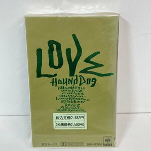 【未開封カセットテープ】 LOVE / ハウンド・ドッグ Hound Dog CBS / SONY 28KH 2055 ★