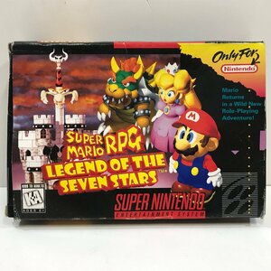 SNES SUPER MARIO RPG LEGEND OF THE SEVEN STARS 《箱付き・取説付き》 スーパーマリオ 海外版 スーパーファミコン 北米版 ◆