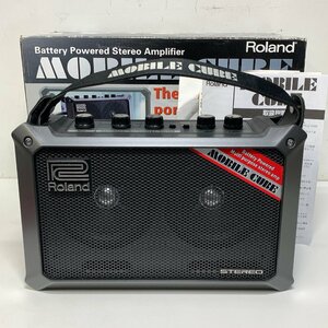 Roland MOBILE CUBE＜動作確認済み＞元箱・取説付き ローランド ステレオモバイルアンプ MB-CUBE /巻 □