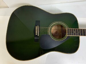 YAMAHA FG-380GR ヤマハ アコースティックギター 緑 グリーン系 アコギ ※引取り可 □