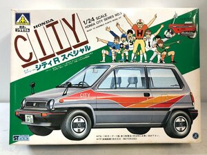 【未組立プラモデル】アオシマ HONDA シティR スペシャル 1/24《組説付》AOSHIMA ホンダ ライヴ・ビークル CITY R 日本製▲