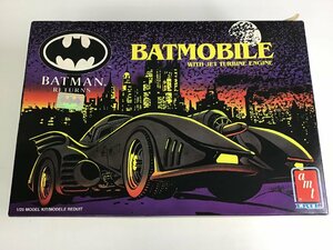 [ not yet constructed plastic model ]amt ERTL Batman BATMOBILE with jet turbine engine BATMAN RETURNS 1/25{ collection opinion attaching } 0