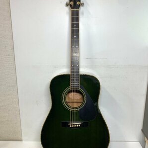 YAMAHA FG-380GR ヤマハ アコースティックギター 緑 グリーン系 アコギ ※引取り可 □の画像2
