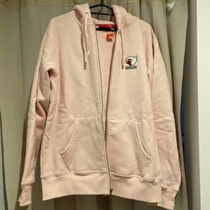 シュプリーム Sweatshirt ジップアップ パーカー　ゴンズ　ピンク　Ｍサイズ