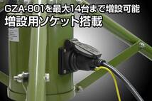 ◆開封済み・未使用新品◆ ジェントス ガンツ GZA-801 LED 4000ルーメン エリアライト ( GENTOS 投光照明 ガレージ 倉庫 などに )_画像3