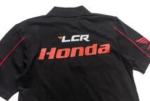 【LCR HONDA】MotoGP オフィシャル ポロシャツ【L】 BLACK（検：中上貴晶【30】 MotoGP HRC RC213V）_画像2