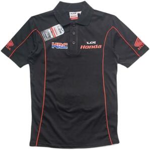 【LCR HONDA】MotoGP オフィシャル ポロシャツ【L】 BLACK（検：中上貴晶【30】 MotoGP HRC RC213V）の画像1