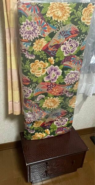 鎌倉彫 鏡台 ドレッサー ミラー 化粧台 漆塗り 牡丹 和家具 伝統工芸品