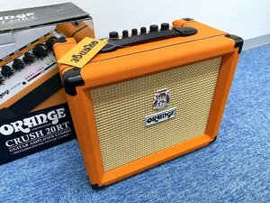 Красивый товар б/у ◆ ORANGE CRUSH 20RT ◆ Оранжевый Встроенный тюнер Гитарный усилитель с реверберацией Оригинальная коробка в комплекте ♪