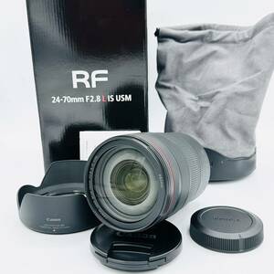 【ほぼ新】CaNn RFレンズ RF24-70mm F2.8 L IS USM ブラック　Canon キャノン