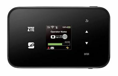 新品 モバイルルーター ZTE MF98N ブラック モバイルバッテリー機能有【SIMフリー】