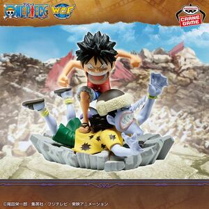 【新品未開封】BANDAI ONEPIECEワンピース ワールドコレクタブルフィギュア ログストーリーズ-モンキー・D・ルフィVSアーロン-