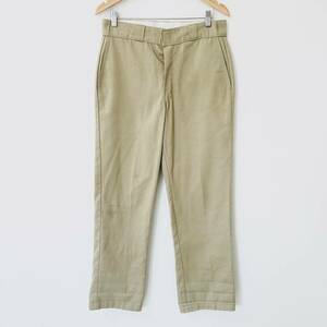 H7442ii Dickies(ディッキーズ) 32×32(M位) チノパン パンツ ワークパンツ センタープレス チノ ベージュ系 メンズ メキシコ産