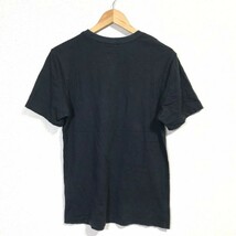 H7629dE NIKE ナイキ Tシャツ ブラック メンズ サイズS THE NIKE TEE スポーティー 半袖 プリントTシャツ 黒 ラウンドネック 古着_画像4