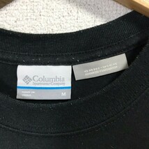 H7624dE Columbia コロンビア Tシャツ ブラック×グレー メンズ サイズM 半袖Tシャツ OMNI-WICK オムニウィック クルーネック カジュアル_画像6