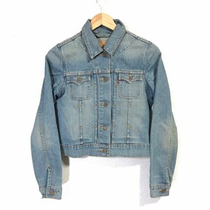 H7752dL Levi's リーバイス サイズS デニムジャケット Gジャン ブルー レディース カジュアル 古着 コストコ トラッカージャケット