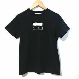 H8042gg KBF (ke- Be ef) размер One( свободный размер ) короткий рукав футболка чёрный черный женский Urban Research хлопок 100% сделано в Японии простой 
