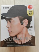 【未開封新品】Shokz SKZ-EP-000019 ワイヤレス骨伝導イヤホン OpenRun Pro ブラック (大迫傑限定パッケージ)_画像1