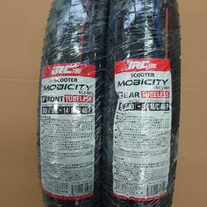 新品 IRC SCT-001 F90/90-14 R100/90-14 TL 前後セットの画像2