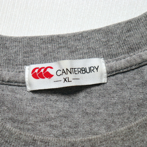 Canterbury カンタベリー プリント ロゴ 長袖 Tシャツ サイズXL グレー メンズ トップスの画像4