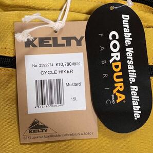 ケルティ KELTY リュックサック デイパック CYCLE HIKER サイクルハイカー 15L Mustard 新品未使用 タグ付き 送料無料の画像6