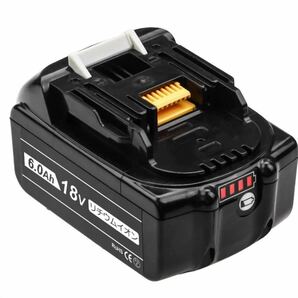 マキタ18v BL1860B互換バッテリー 電圧：18V 容量：6000mAh【 4個セットラベルが違う場合がある】の画像3