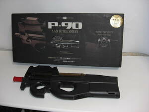  Tokyo Marui electric gun P-90 almost unused ( battery * battery attaching )