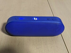 現状品/Beats by Dr.Dre Pill 2.0 ポータブルワイヤレススピーカー 青 ブルー/Blootooth microSD AUX