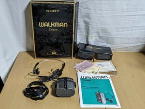 【本体なし】SONY WALKMAN Deluxe WM-3 パッケージ 箱 ヘッドホン 取扱説明書 バッテリーケース/ソニー ウォークマン