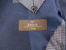 特価セール SALE 定価6.4万 80％OFF 新品未使用 マルゾット イタリア生地 メンズ スーツ A5 セットアップ ネイビー HAVANA 夏物 489-5_画像5