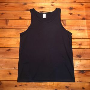 giru Dan tank top GILDAN unused goods navy XL size 