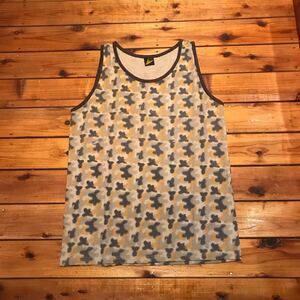  tank top print tank top unused goods M size full print 