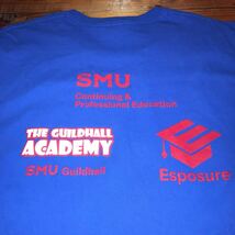 プリントTシャツ　Tシャツ SMU GILDAN ブルー系　XLサイズ USA古着 アメリカ古着_画像5