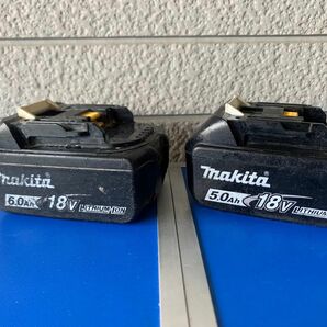 マキタ makita リチウムイオンバッテリー　18v6ahと5ahのジャンク品　２個セット