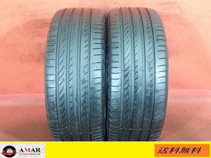 215/45R18●PIRELLI POWERGY / 中古 ★ 2本(T-6264A)送料無料/沖縄別途