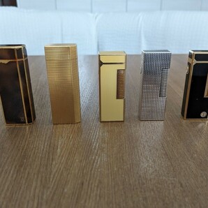 再出品☆中古、美品、ダンヒル（dunhil）、カルティエ（Cartier）ライターまとめて9個！（ジャンク品含む）☆の画像5