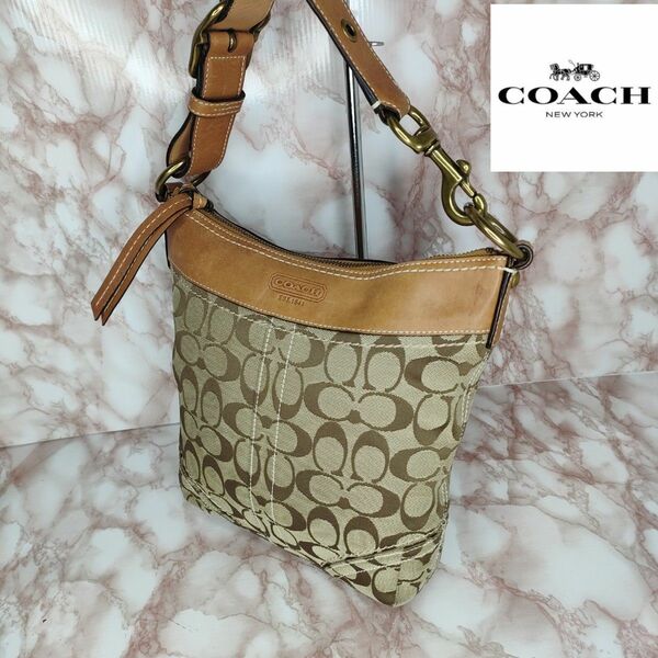 COACH　 コーチ　 シグネチャー　 ショルダーバッグ　37